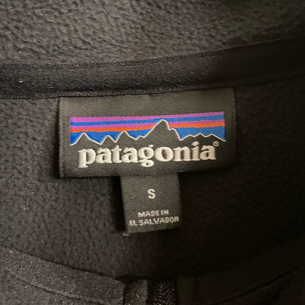 Patagonia Women's Black Half-Zip Turtleneck Sweater - Picture 2 of 9